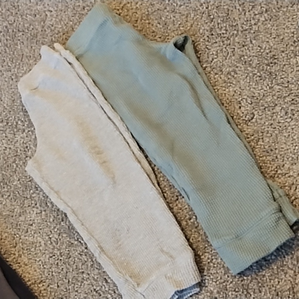 Little planet organic waffle knit pants 4T